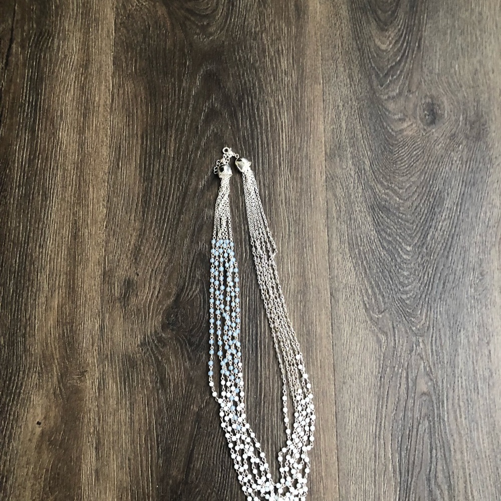 Beautiful Multi String Three-Tone Beads Necklace.… - image 2